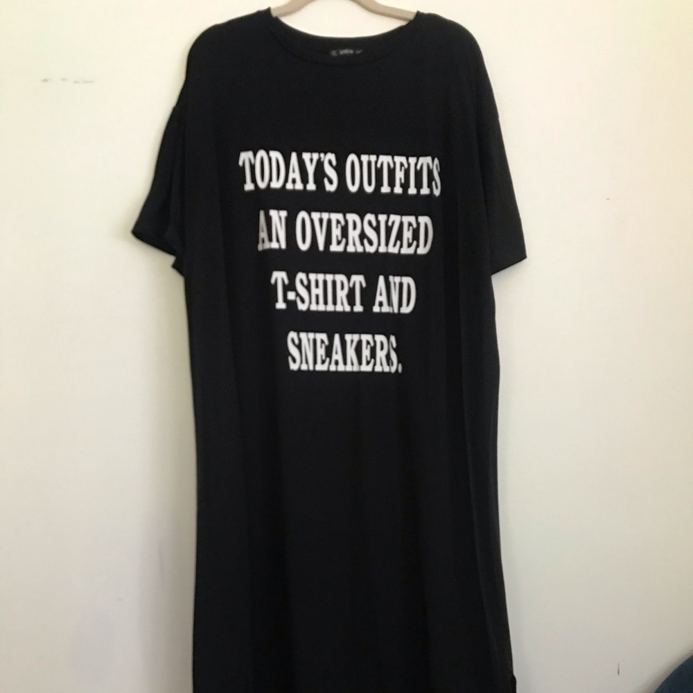 Oversized t-shirt dress